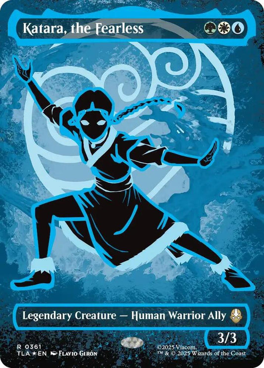 Katara, the Fearless (Borderless) (Neon Ink Foil) [Avatar: The Last Airbender] 361
