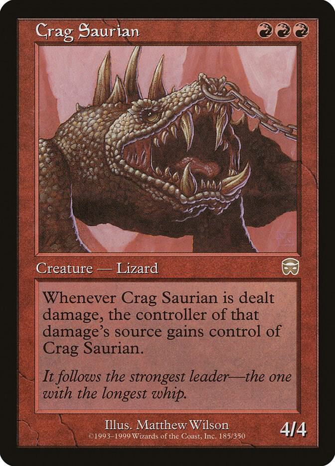 Crag Saurian [Mercadian Masques] 185
