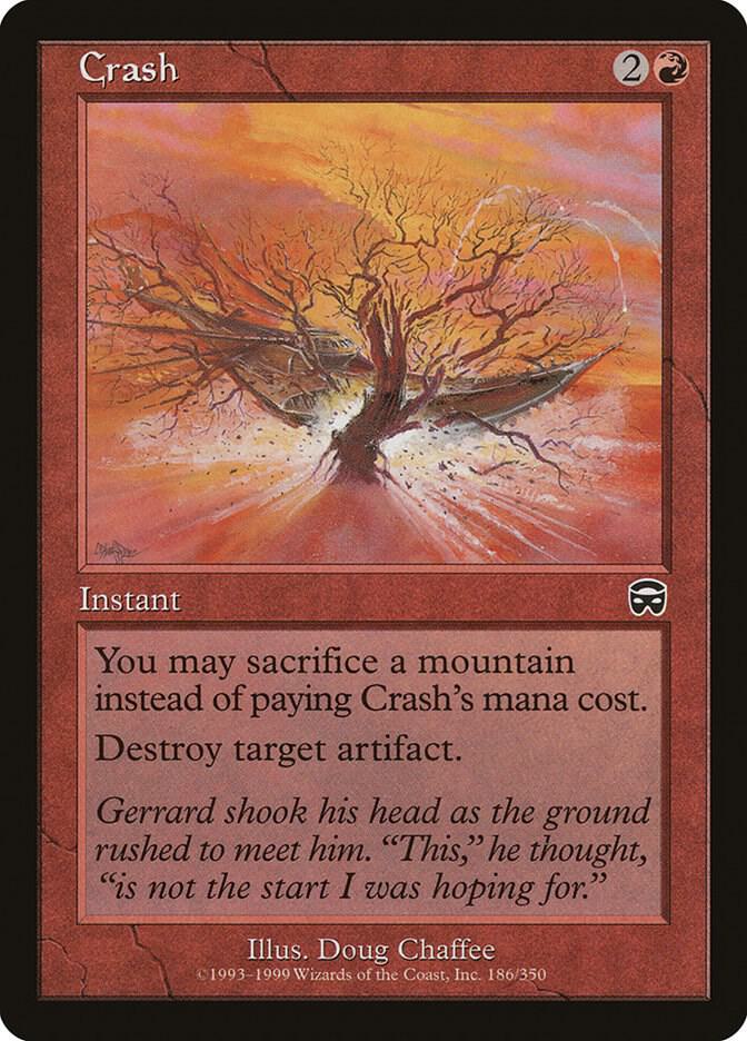 Crash [Mercadian Masques] 186