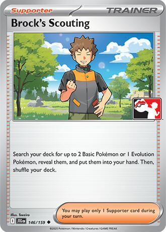 Brock's Scouting - 146/159 [Prize Pack Series Cards] 146/159