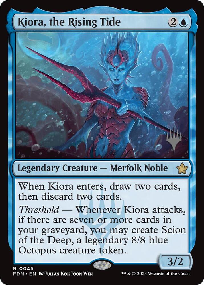 Kiora, the Rising Tide [Promo Pack: Edge of Eternities] 45
