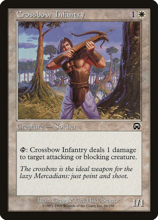 Crossbow Infantry [Mercadian Masques] 16