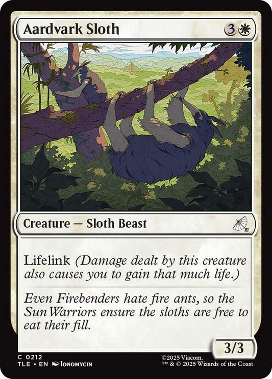 Aardvark Sloth (0212) [Avatar: The Last Airbender: Eternal-Legal] 212