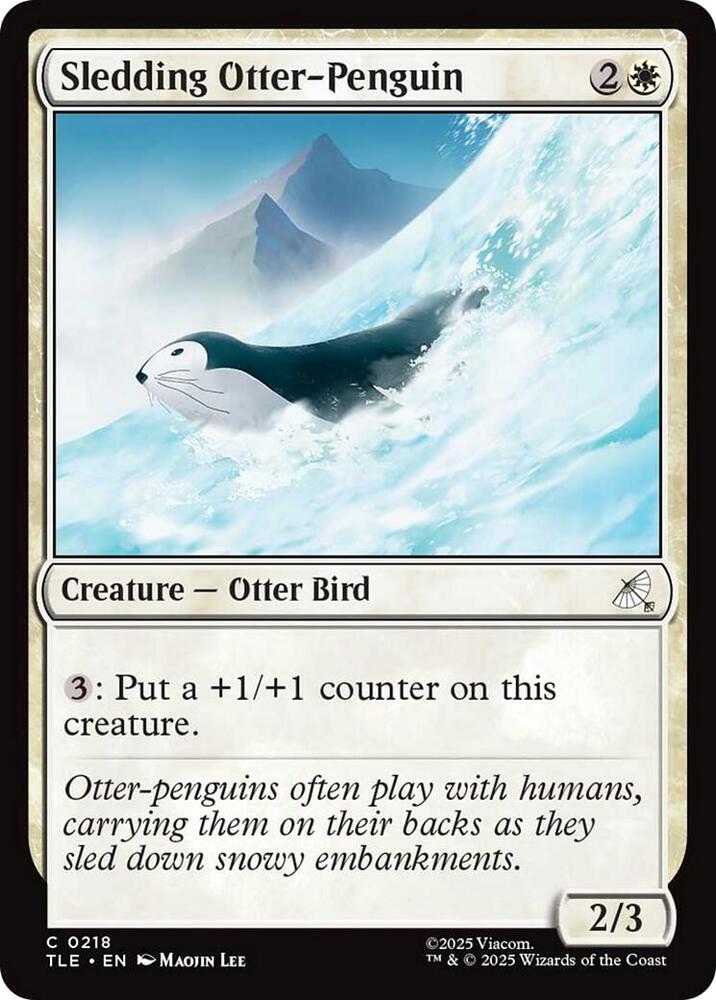 Sledding Otter-Penguin (0218) [Avatar: The Last Airbender: Eternal-Legal] 218