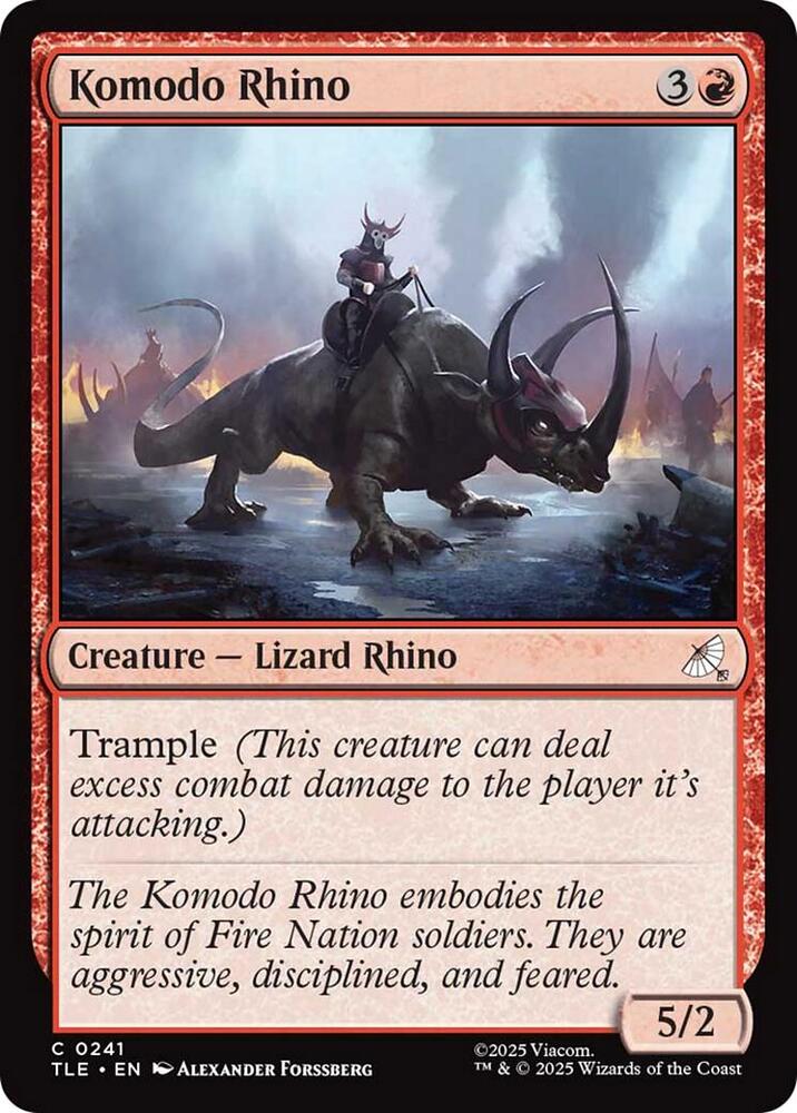 Komodo Rhino (0241) [Avatar: The Last Airbender: Eternal-Legal] 241