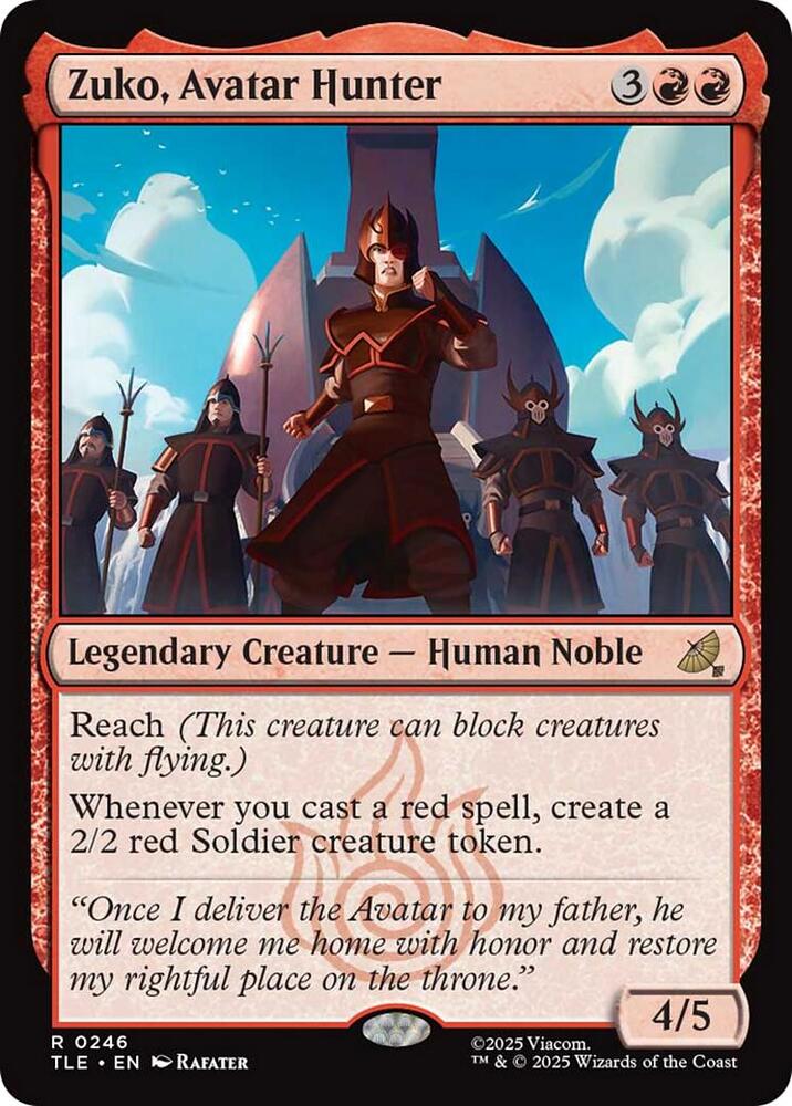 Zuko, Avatar Hunter (0246) [Avatar: The Last Airbender: Eternal-Legal] 246