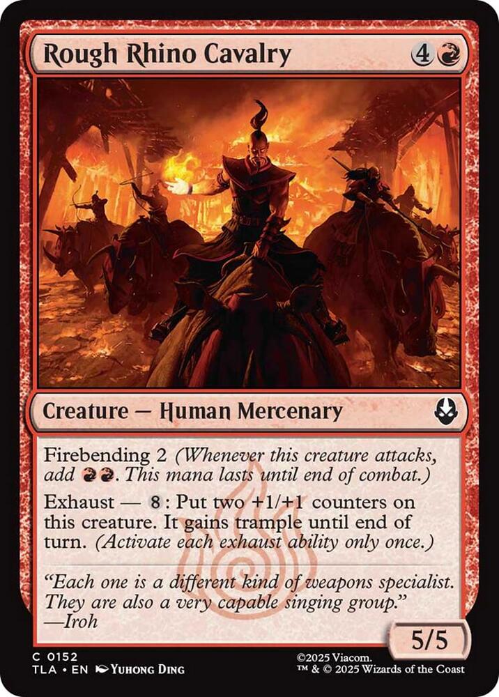 Rough Rhino Cavalry [Avatar: The Last Airbender] 152