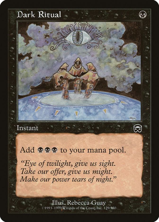 Dark Ritual [Mercadian Masques] 129
