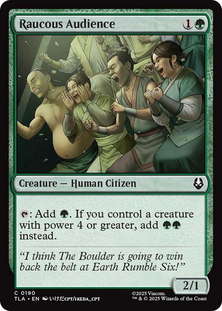 Raucous Audience [Avatar: The Last Airbender] 190
