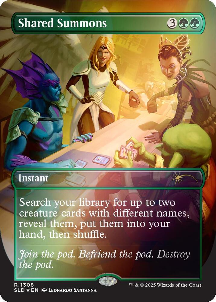 Shared Summons (Rainbow Foil) [Secret Lair Drop Series] 1308