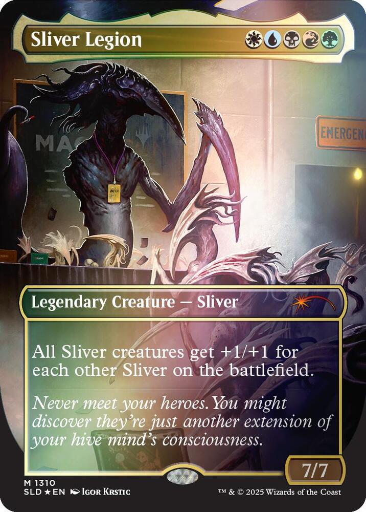 Sliver Legion (1310) (Rainbow Foil) [Secret Lair Drop Series] 1310
