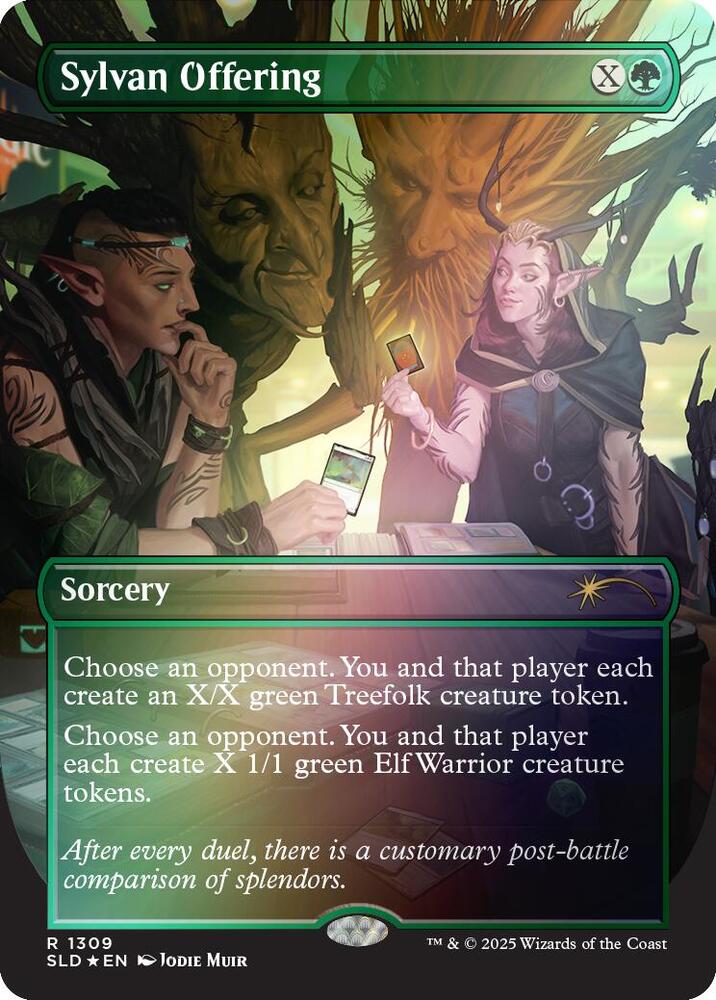 Sylvan Offering (Rainbow Foil) [Secret Lair Drop Series] 1309