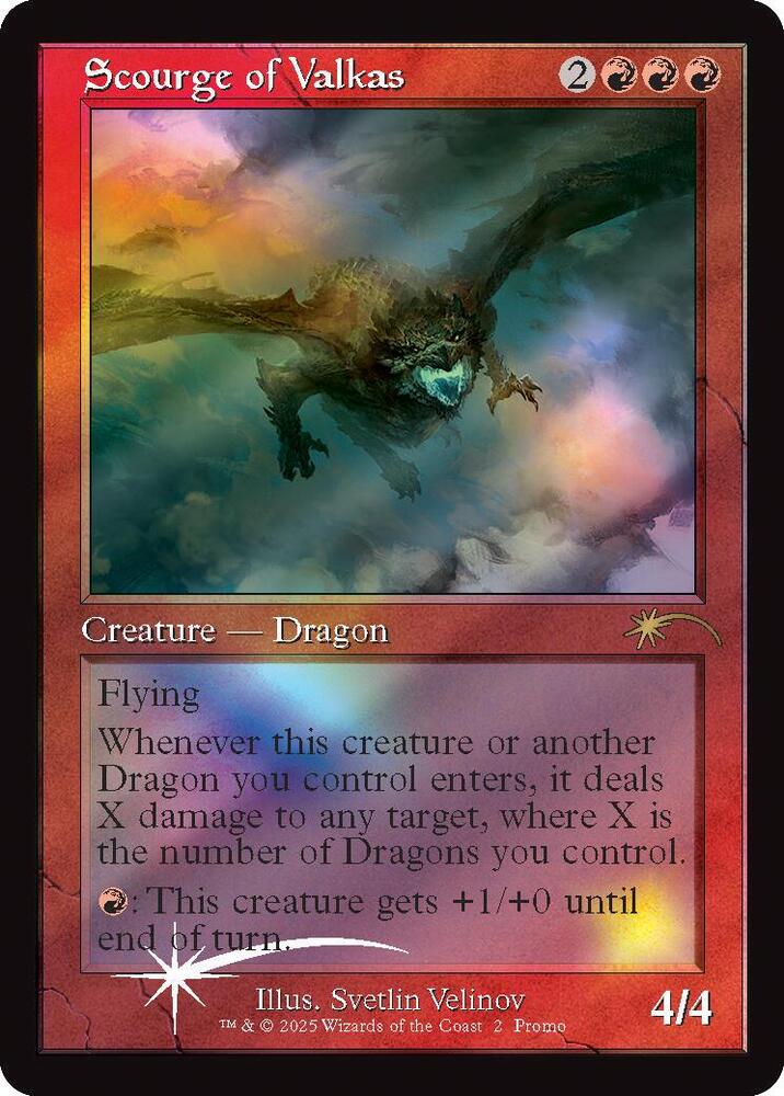 Scourge of Valkas (Retro Frame) [MagicFest Cards] 2