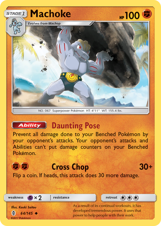 Machoke - 64/145 Guardians Rising