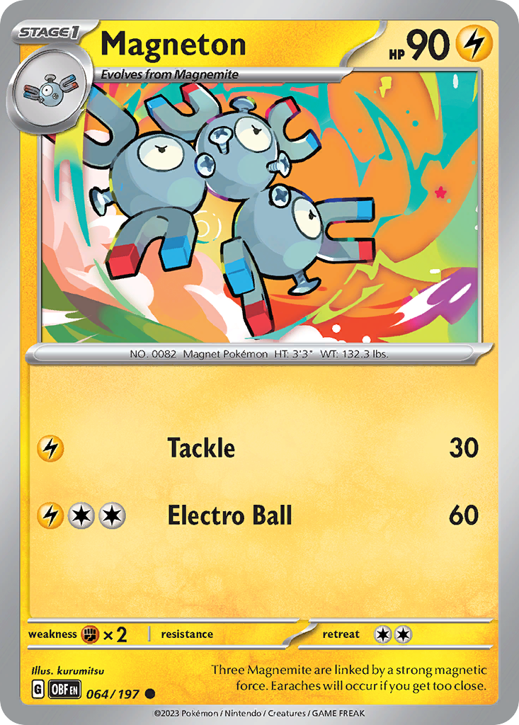 Magneton - 64/197 Obsidian Flames