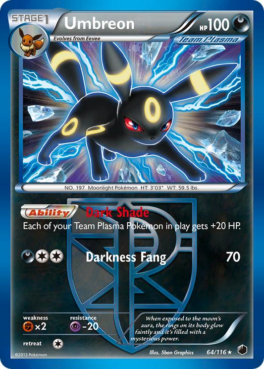 Umbreon - 64/116 Plasma Freeze