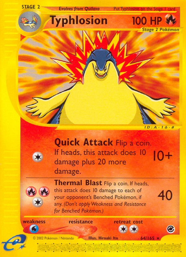 Typhlosion - 64/165 Expedition Base Set