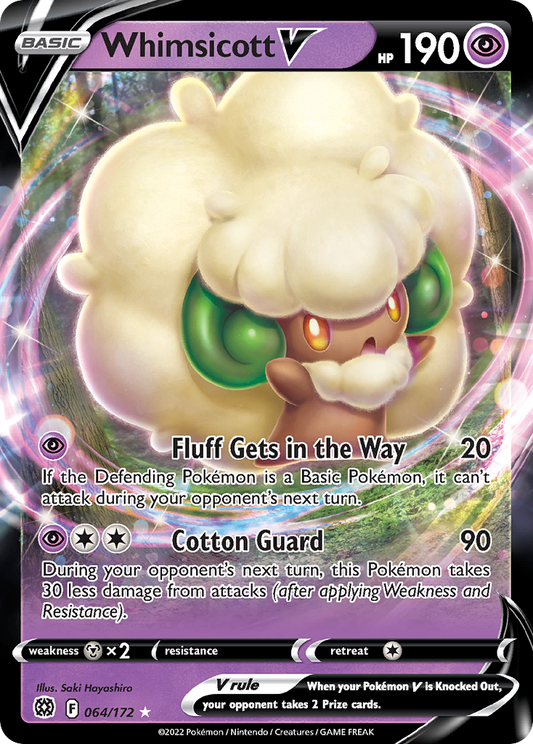 Whimsicott V - 64/172 Brilliant Stars