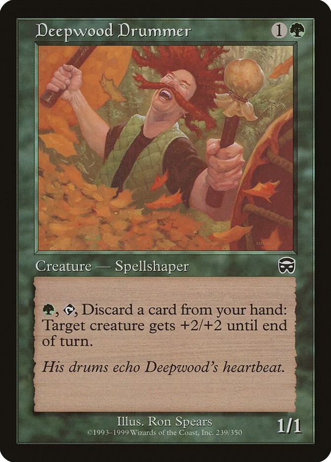 Deepwood Drummer [Mercadian Masques] 239