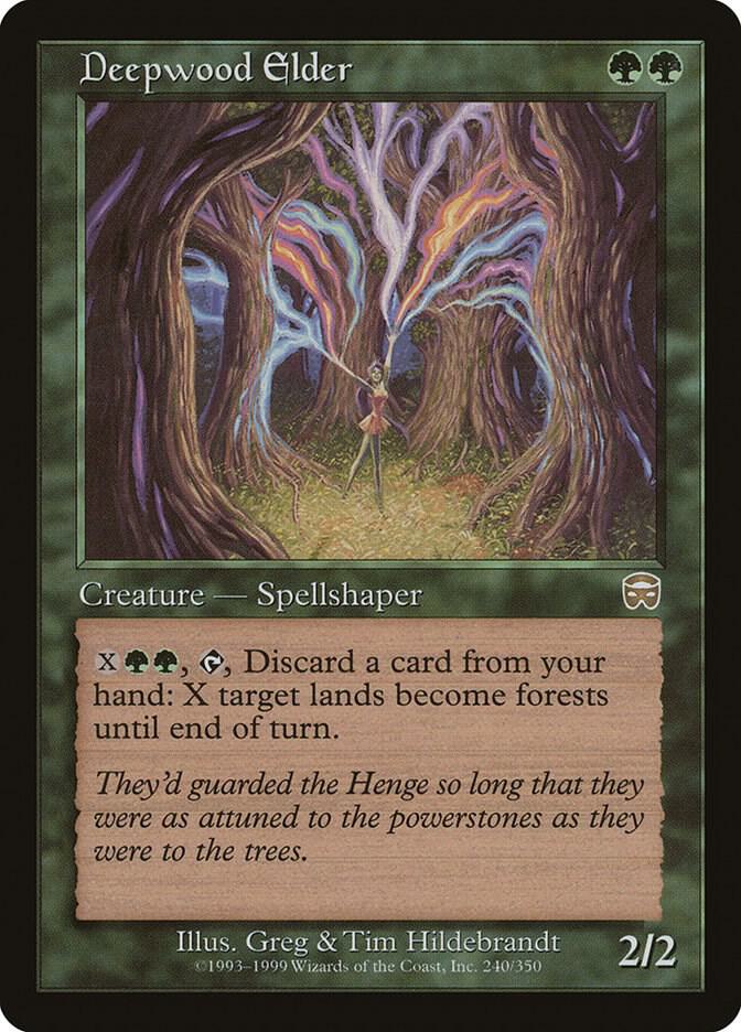 Deepwood Elder [Mercadian Masques] 240