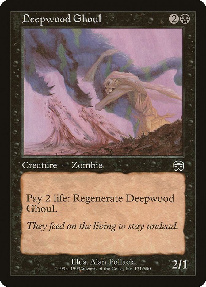 Deepwood Ghoul [Mercadian Masques] 131