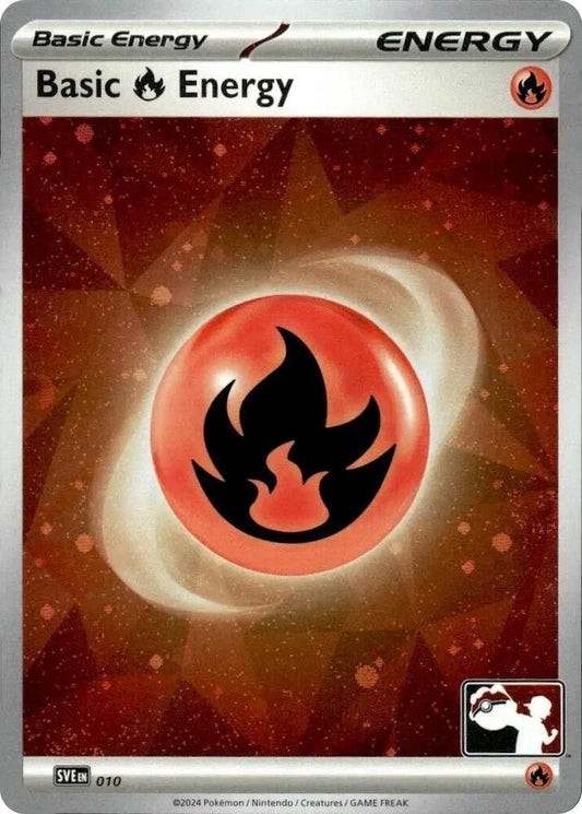 Basic Fire Energy - 010 (Cosmos Holo) [Prize Pack Series Cards] 010