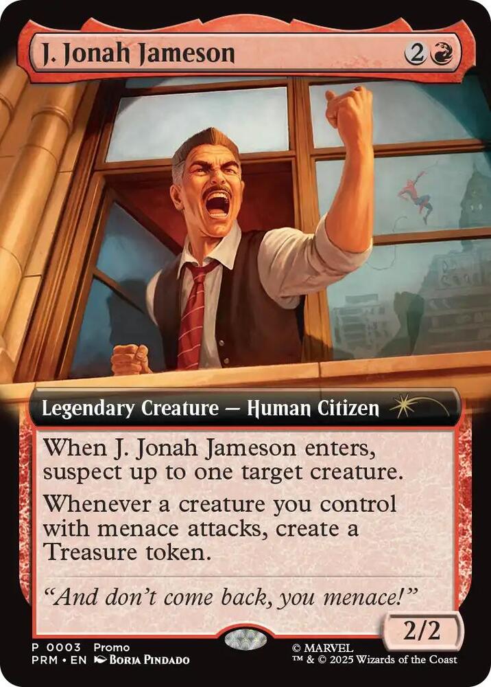 J. Jonah Jameson (Extended Art) [Unique and Miscellaneous Promos] 3