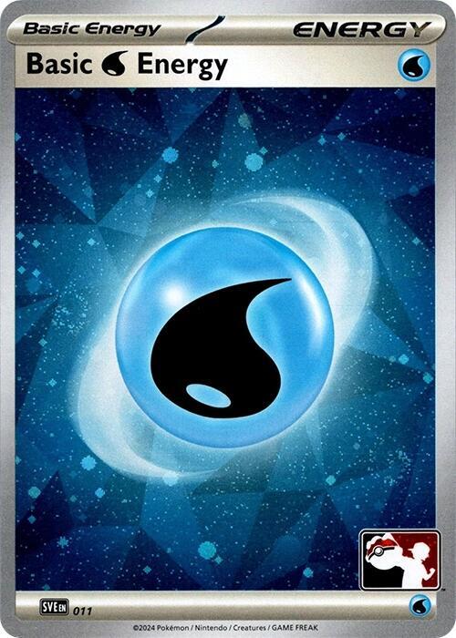 Basic Water Energy - 011 (Cosmos Holo) [Prize Pack Series Cards] 011