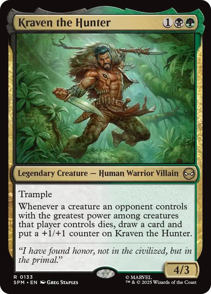 Kraven the Hunter [Marvel's Spider-Man] 133