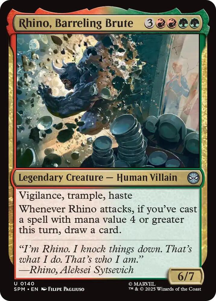 Rhino, Barreling Brute [Marvel's Spider-Man] 140