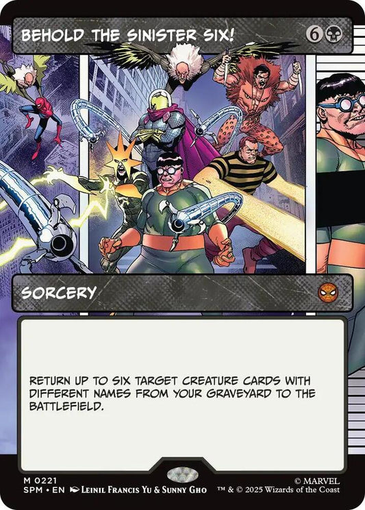 Behold the Sinister Six! (Borderless) [Marvel's Spider-Man] 221
