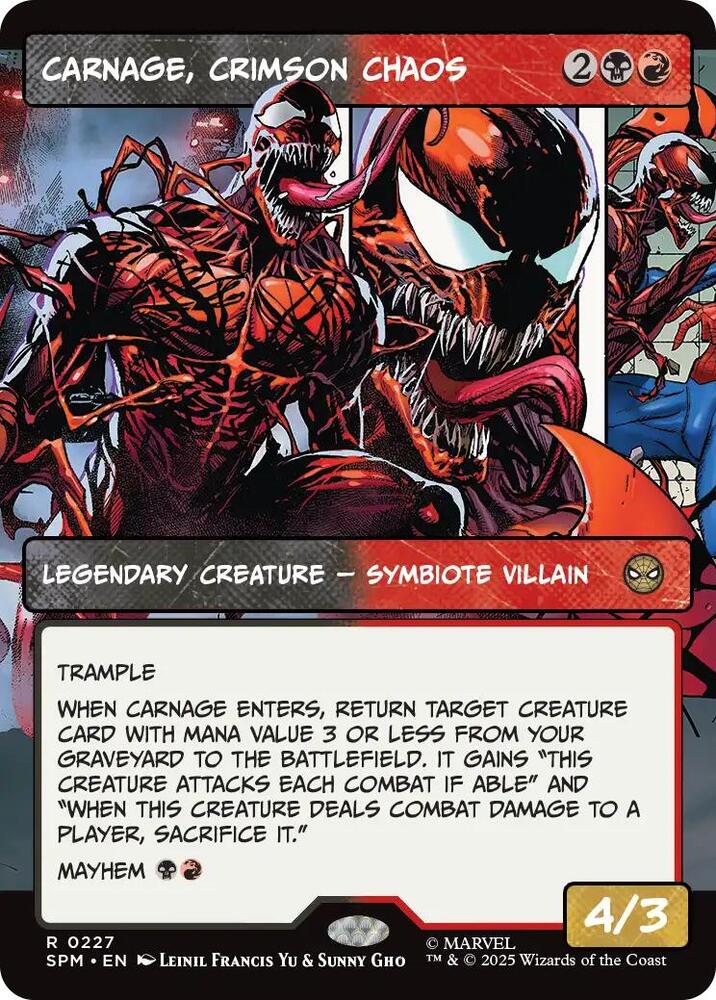 Carnage, Crimson Chaos (Borderless) [Marvel's Spider-Man] 227