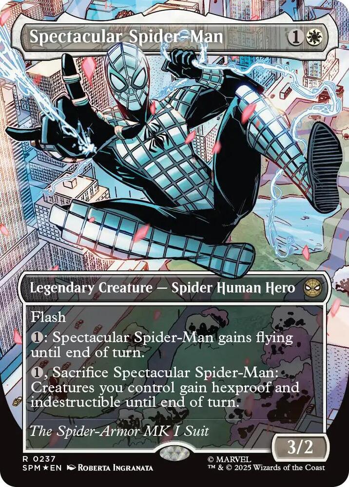 Spectacular Spider-Man (0237) (Borderless) (Textured Foil) [Marvel's Spider-Man] 237