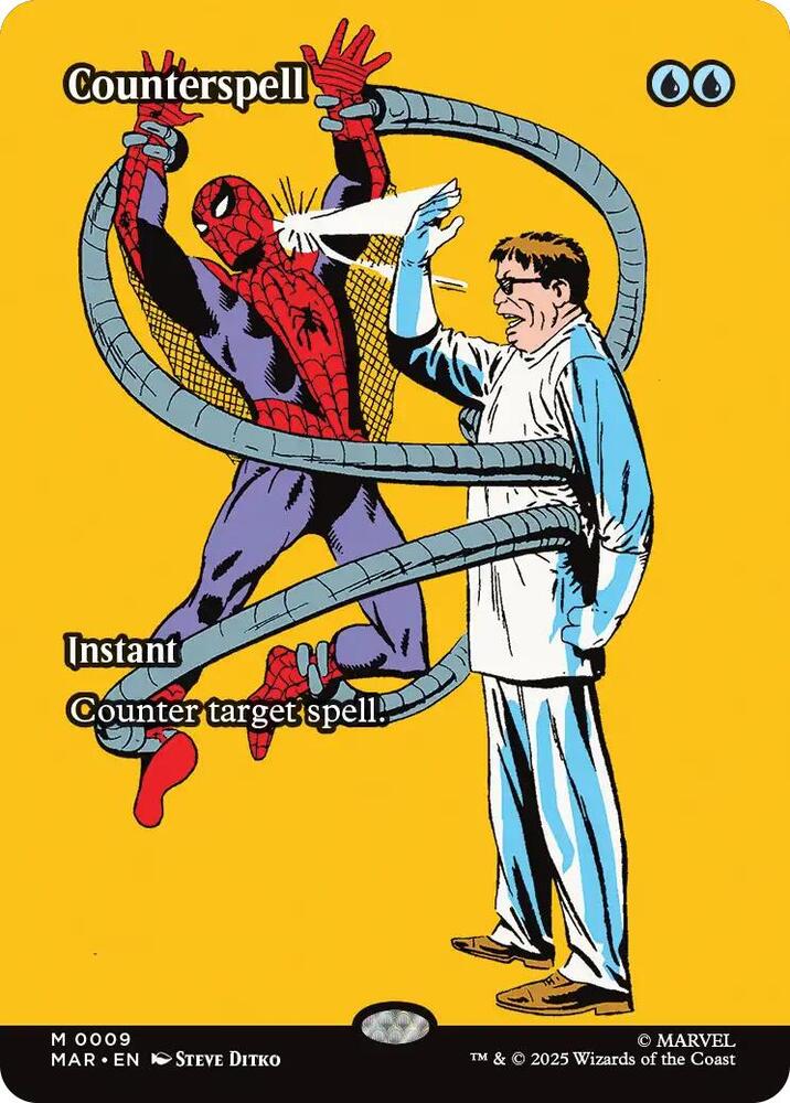 Counterspell (Borderless) [Marvel Universe Eternal-Legal] 9