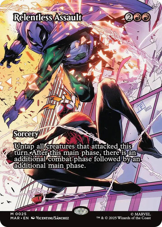 Relentless Assault (Borderless) [Marvel Universe Eternal-Legal] 25