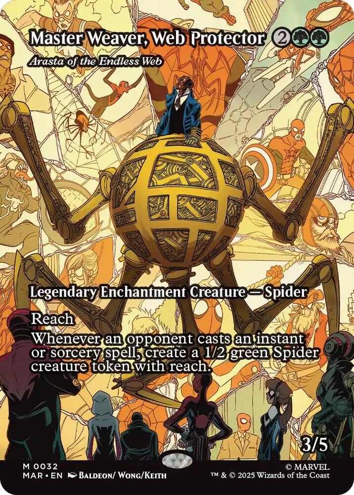 Master Weaver, Web Protector - Arasta of the Endless Web (Borderless) [Marvel Universe Eternal-Legal] 32
