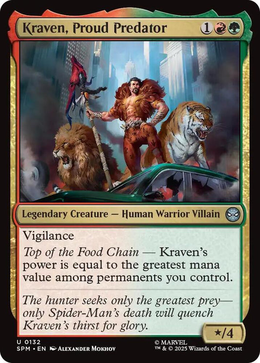 Kraven, Proud Predator [Marvel's Spider-Man] 132