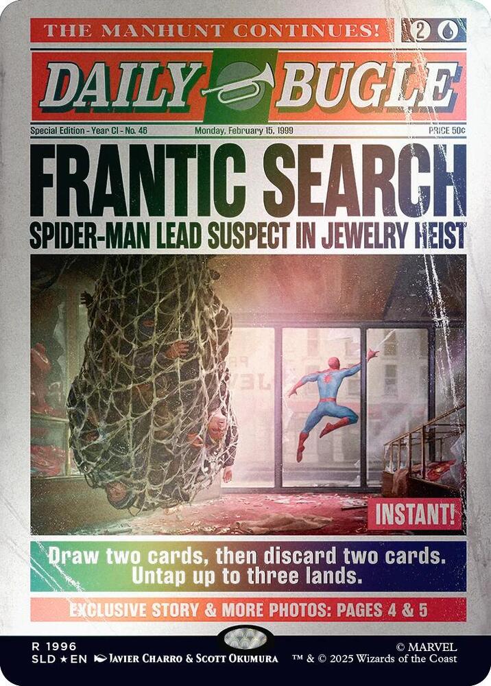 Frantic Search (1996) (Rainbow Foil) [Secret Lair Drop Series] 1996