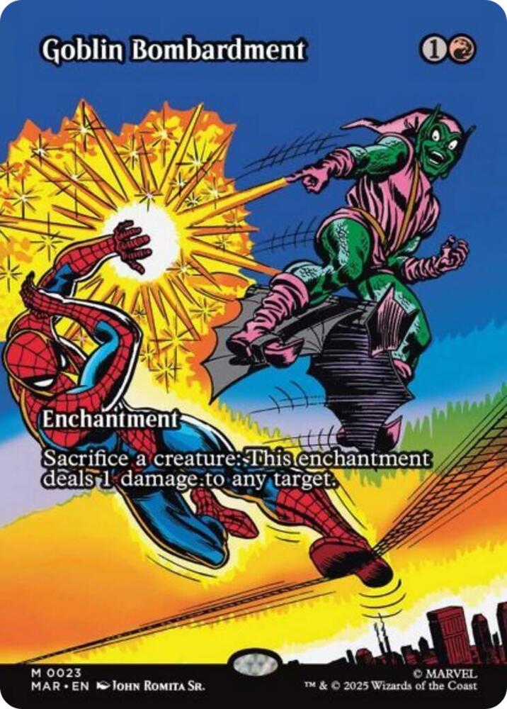 Goblin Bombardment (Borderless) [Marvel Universe Eternal-Legal] 23