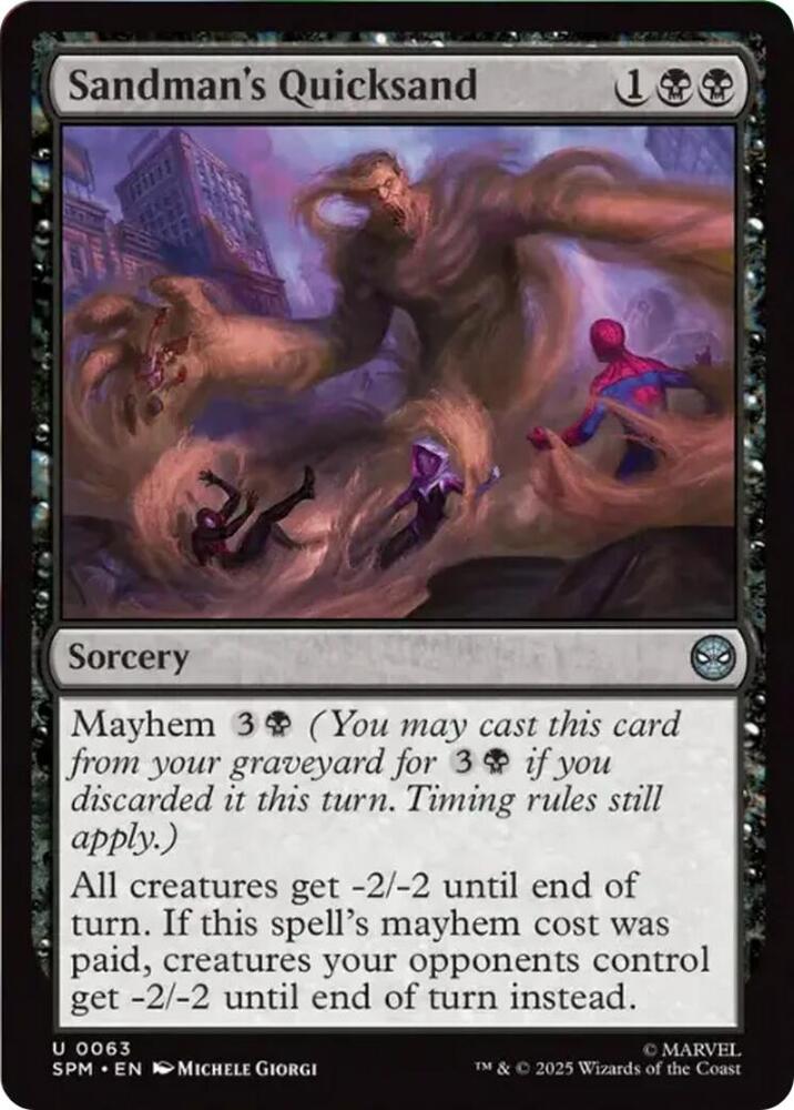 Sandman's Quicksand [Marvel's Spider-Man] 63