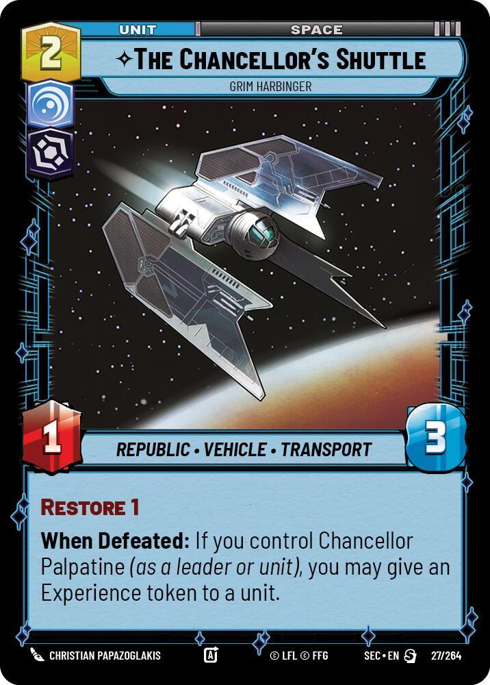The Chancellor's Shuttle - Grim Harbinger [Secrets of Power] 27/264