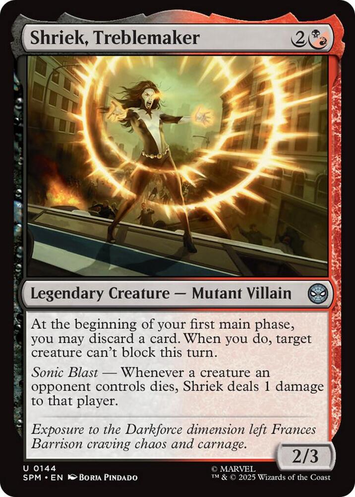 Shriek, Treblemaker [Marvel's Spider-Man] 144