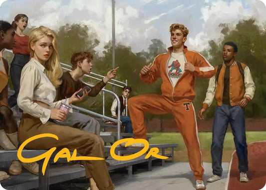 Flash Thompson, Spider-Fan Art Card (Gold-Stamped Signature) [Art Series: Marvel's Spider-Man] 1