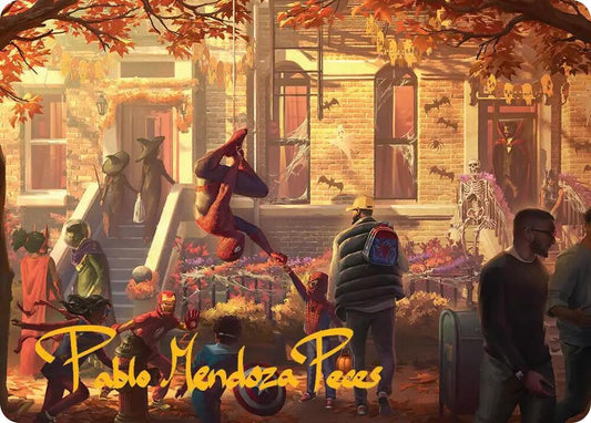Friendly Neighborhood Art Card (Gold-Stamped Signature) [Art Series: Marvel's Spider-Man] 2