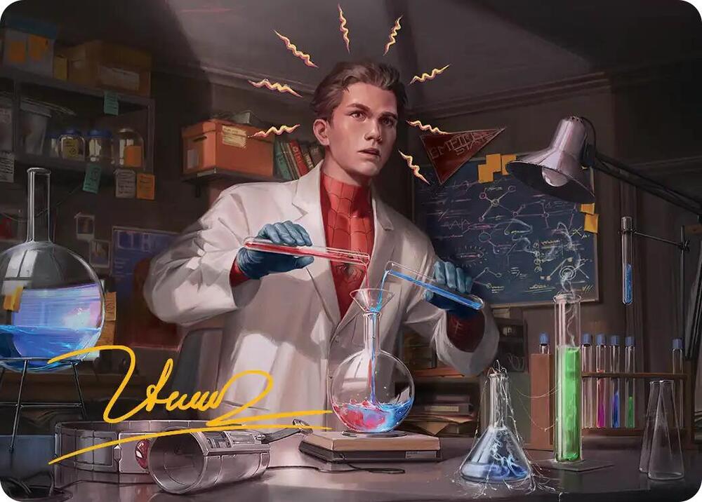 Peter Parker Art Card (3/54) (Gold-Stamped Signature) [Art Series: Marvel's Spider-Man] 3
