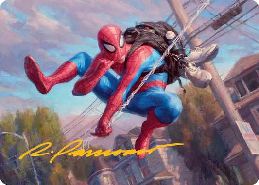 Spider-Man, Web-Slinger Art Card (Gold-Stamped Signature) [Art Series: Marvel's Spider-Man] 4
