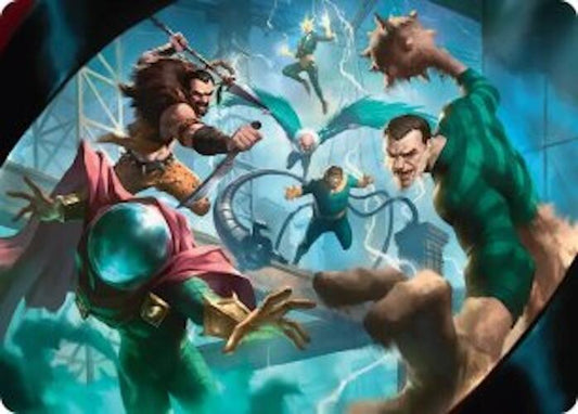 Behold the Sinister Six! Art Card (7/54) [Art Series: Marvel's Spider-Man] 7