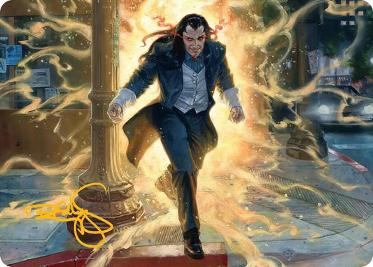 Morlun, Devourer of Spiders Art Card (Gold-Stamped Signature) [Art Series: Marvel's Spider-Man] 9