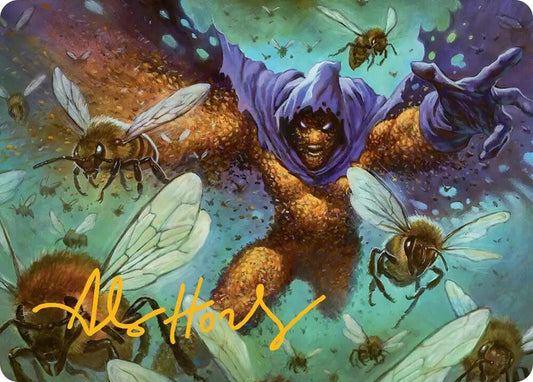 Swarm, Being of Bees Art Card (Gold-Stamped Signature) [Art Series: Marvel's Spider-Man] 11