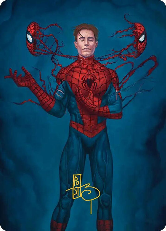 Secret Identity Art Card (Gold-Stamped Signature) [Art Series: Marvel's Spider-Man] 6